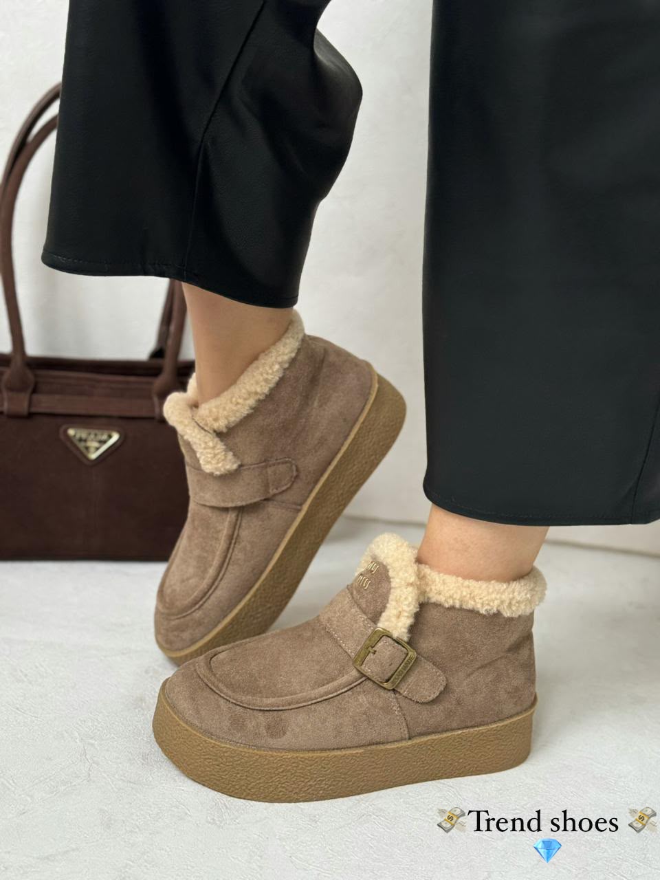 фото мужskie winter boots with fur 714030 оптом от производителя
