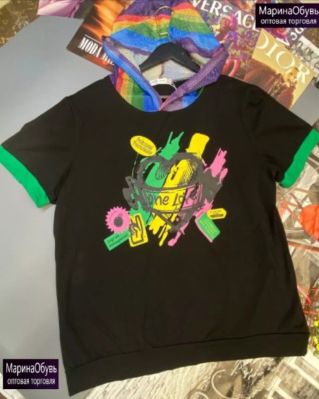 картинка Футболка с капюшоном сетка от магазина Одежда+