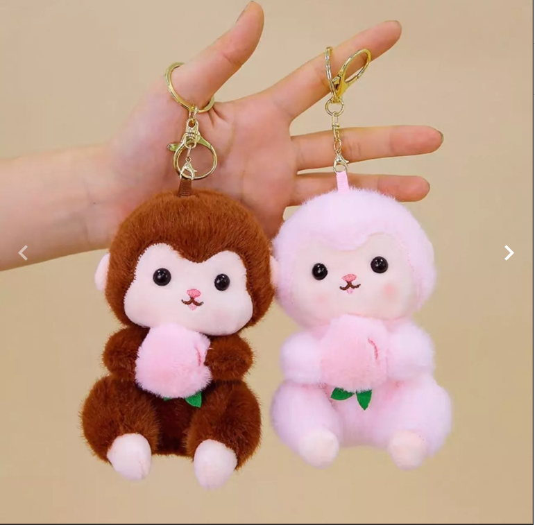картинка Мягкая игрушка брелок "Обезьянка" 12 см от магазина Одежда+