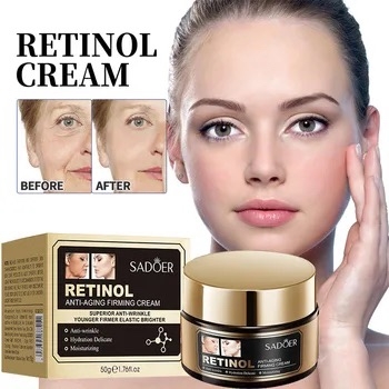 картинка КРЕМ ДЛЯ ЛИЦА С РЕТИНОЛОМ 50Г – ВАШ СЕКРЕТ МОЛОДОЙ И СВЕЖЕЙ КОЖИ БЕЗ МОРЩИН! от магазина Одежда+
