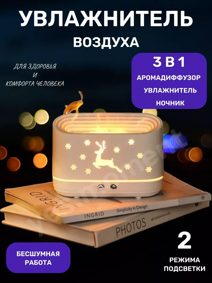 картинка Аромадиффузор ароматический увлажнитель воздуха для дома от магазина Одежда+