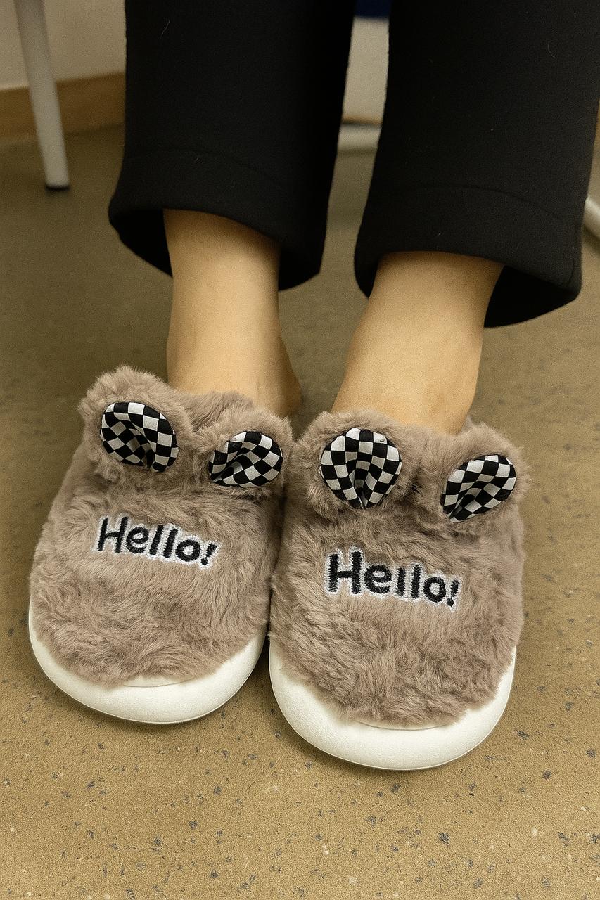 фото зимние женские домашние тапочки оптом