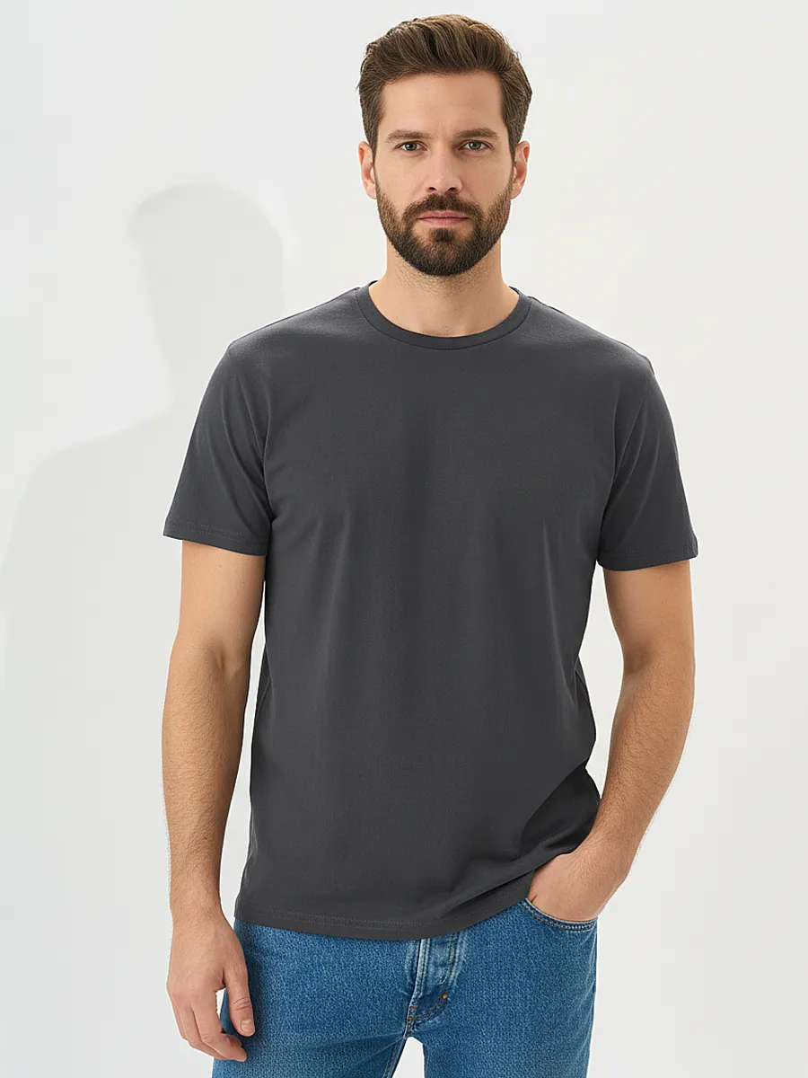 картинка Футболка базовая хлопковая от магазина Одежда+