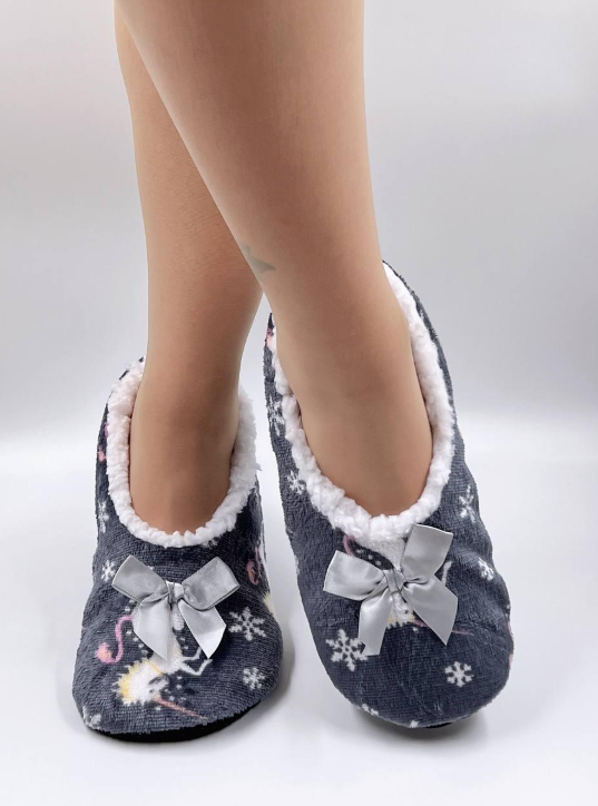 фото зимние женские домашние тапочки оптом