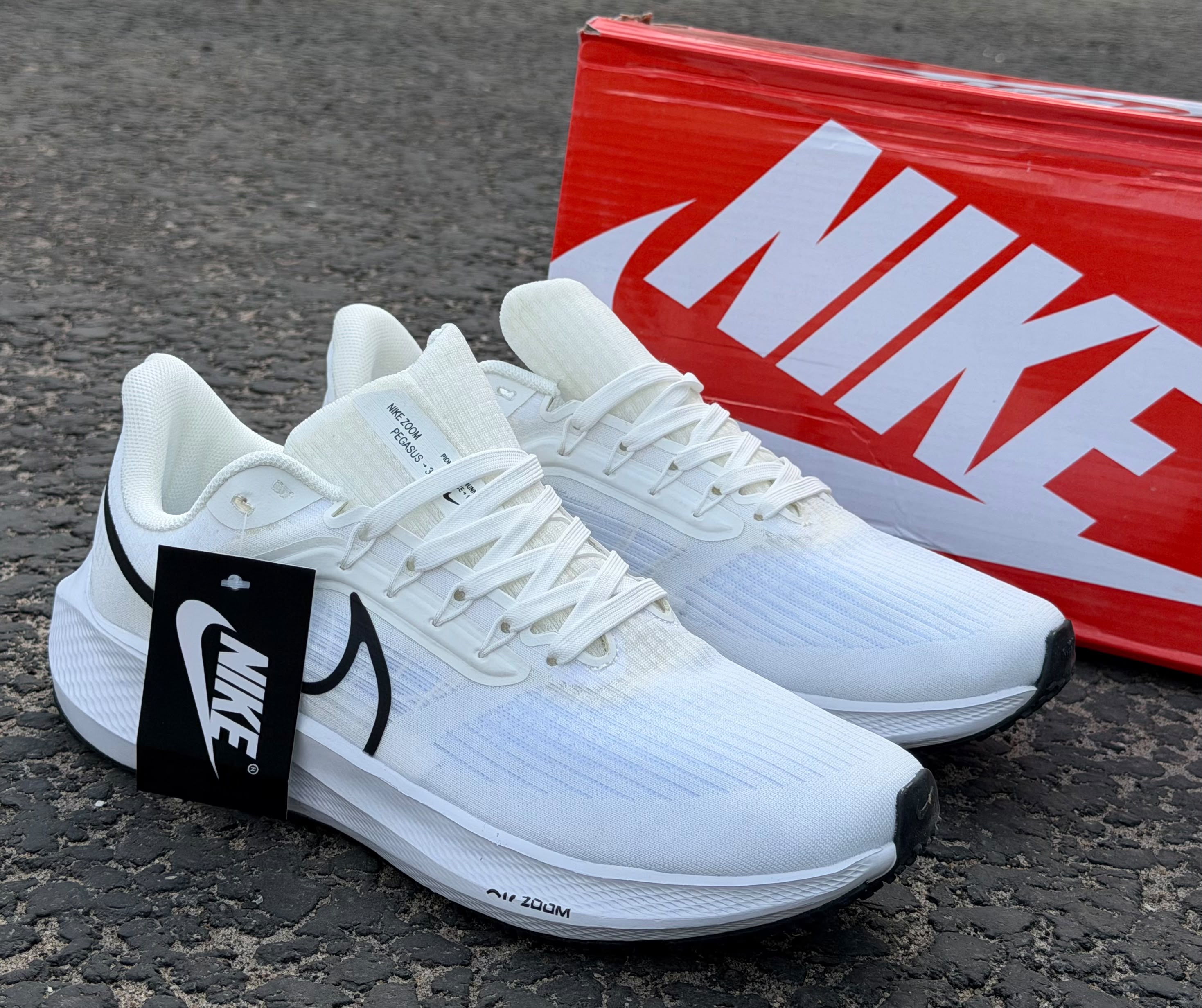 фото Мужские белые кроссовки Nike 953882 оптом с доставкой