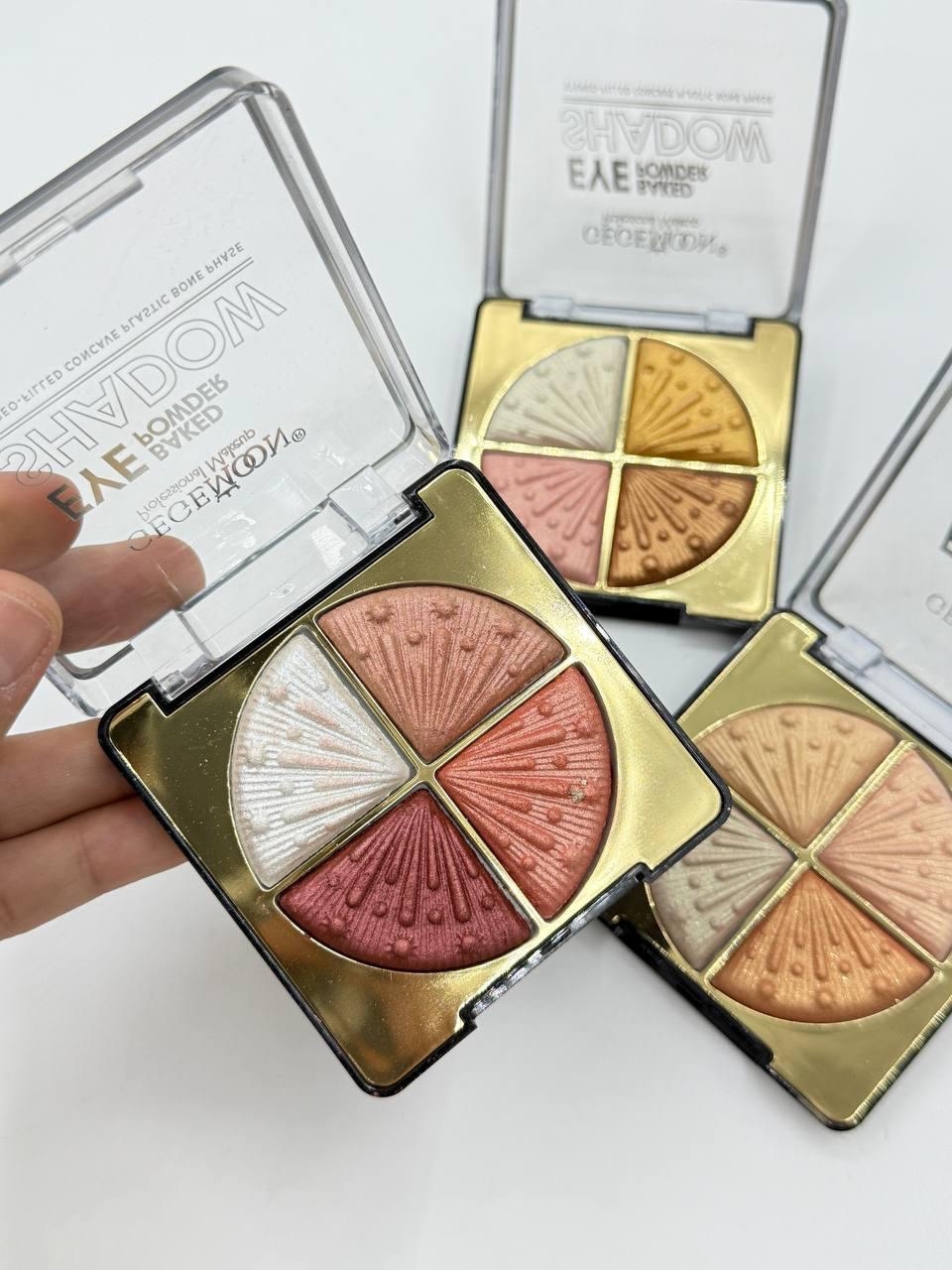 картинка Палетка теней для век 4 цвета Цена за 3 штук от магазина Одежда+