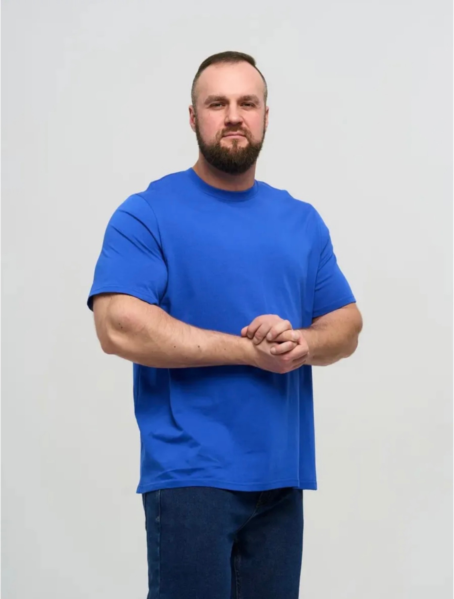 картинка Футболка базовая оверсайз больших размеров от магазина Одежда+