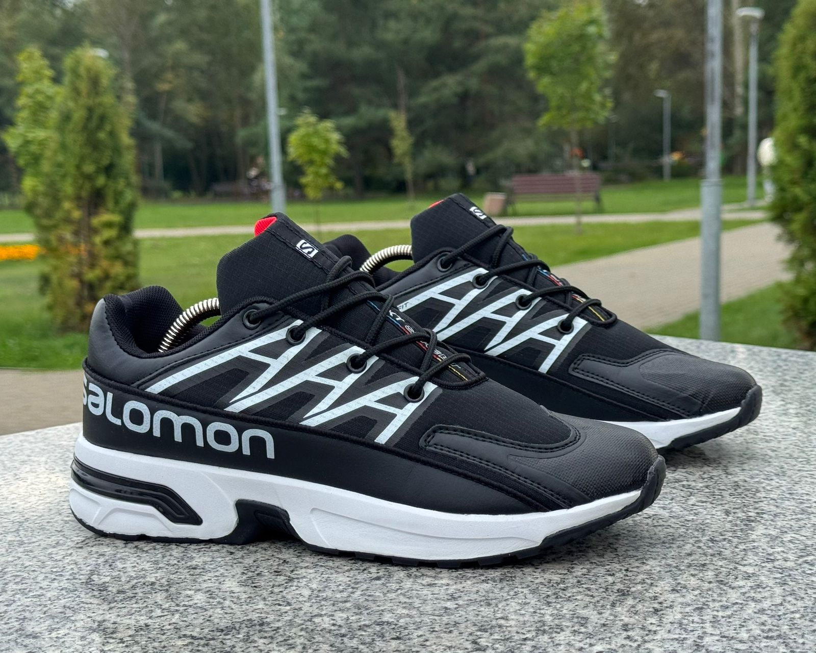 фото мужские осенние кроссовки salomon 776738 оптом