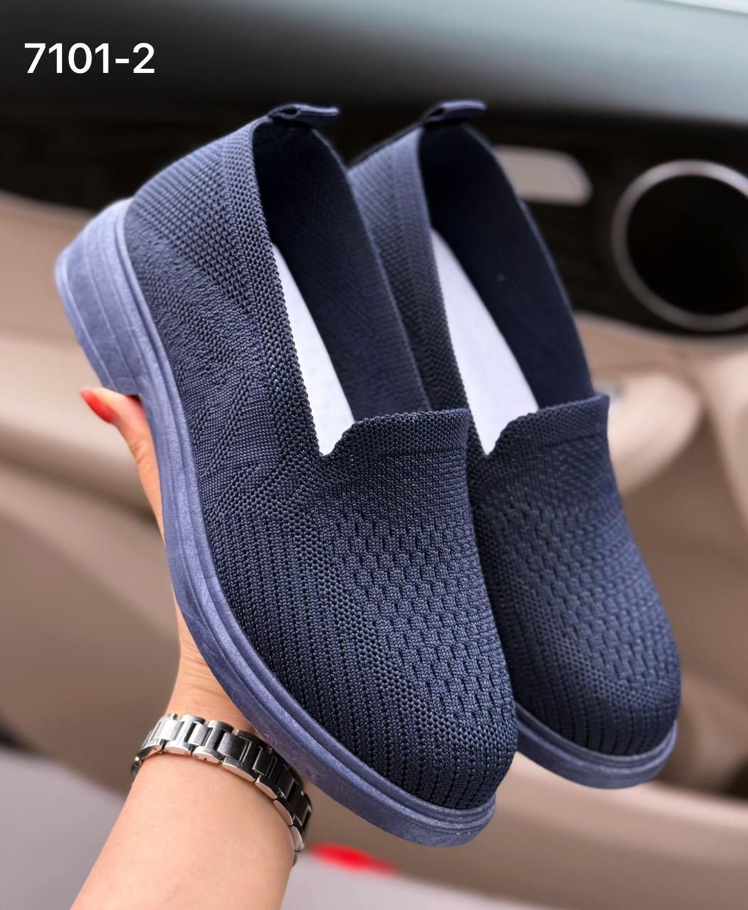 картинка Женские осенние текстильные лоферы 360897 от магазина Одежда+