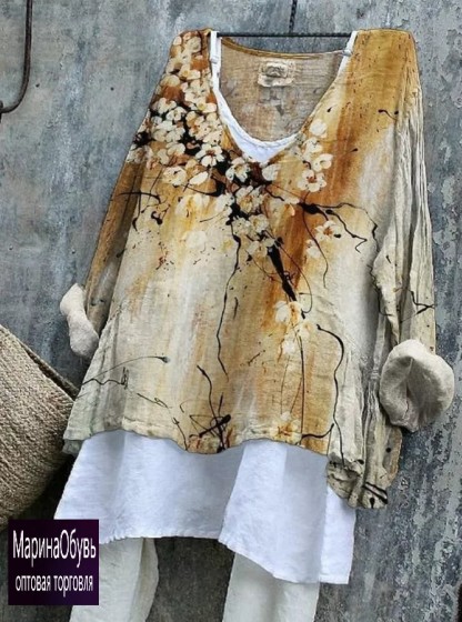 картинка Туника с майкой на лямках от магазина Одежда+