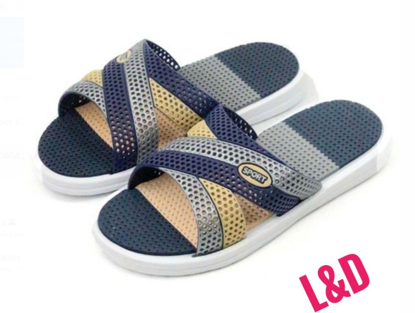 фото Без выбора цвета летние мужские шлепанцы оптом в Москве