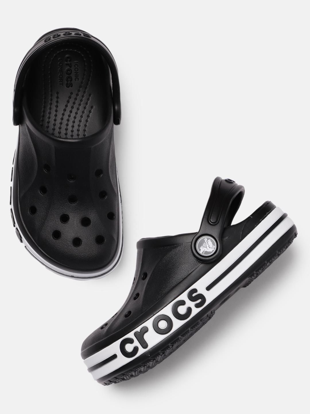 фото женские летние черные crocs 942877 оптом