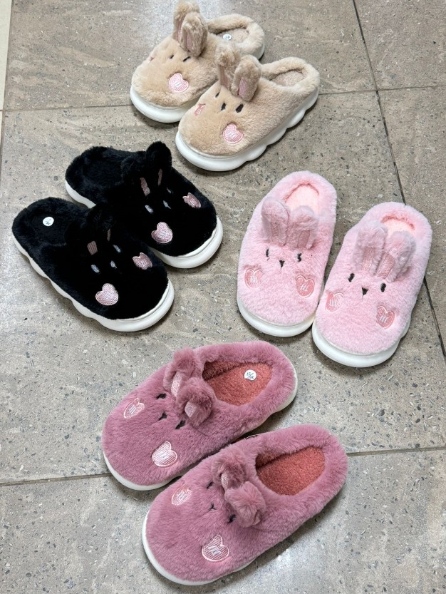 фото зимние женские домашние тапочки оптом