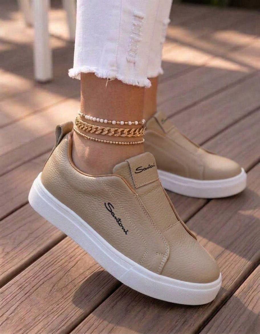 фото женские весенние кроссовки slip-on серого цвета 136256 оптом