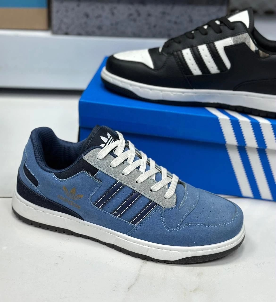 фото мужские осенние кроссовки adidas campus 699404 оптом