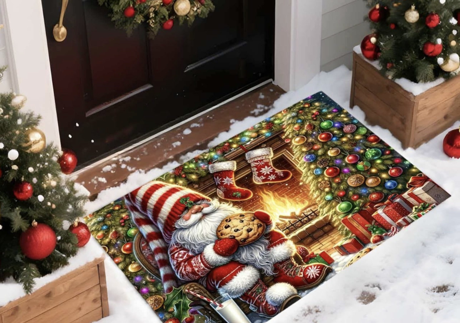 картинка Новогодний коврик 3D от магазина Одежда+