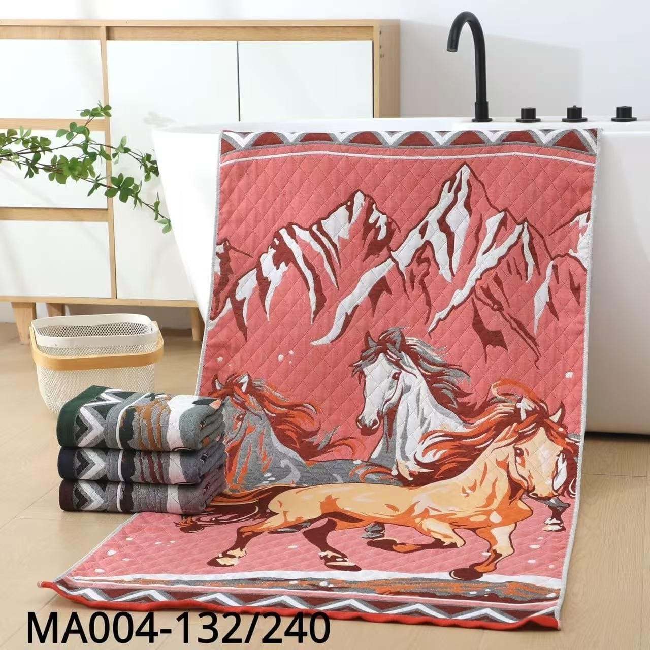 фото полотенце "символ года" размер 50/90 см без выбора оптом