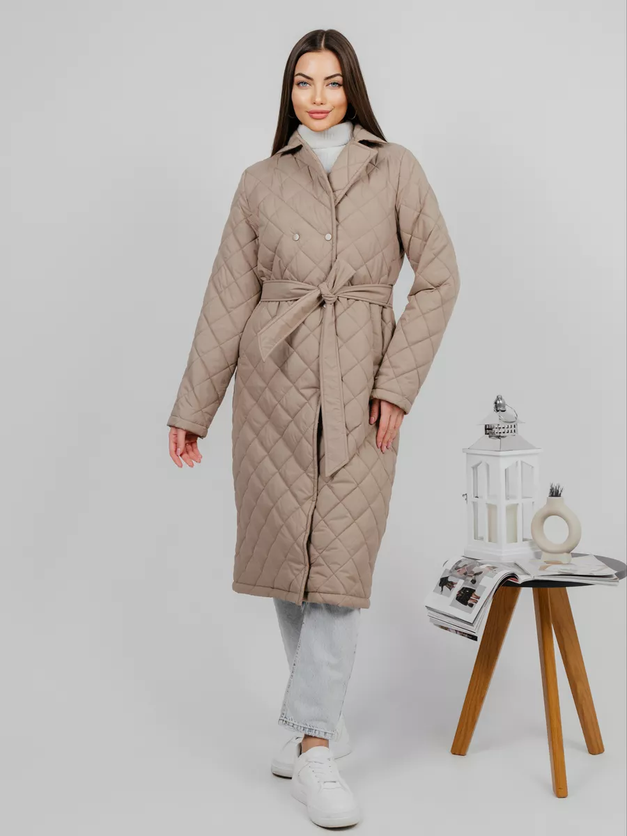 картинка Пальто куртка стеганое демисезонное от магазина Одежда+