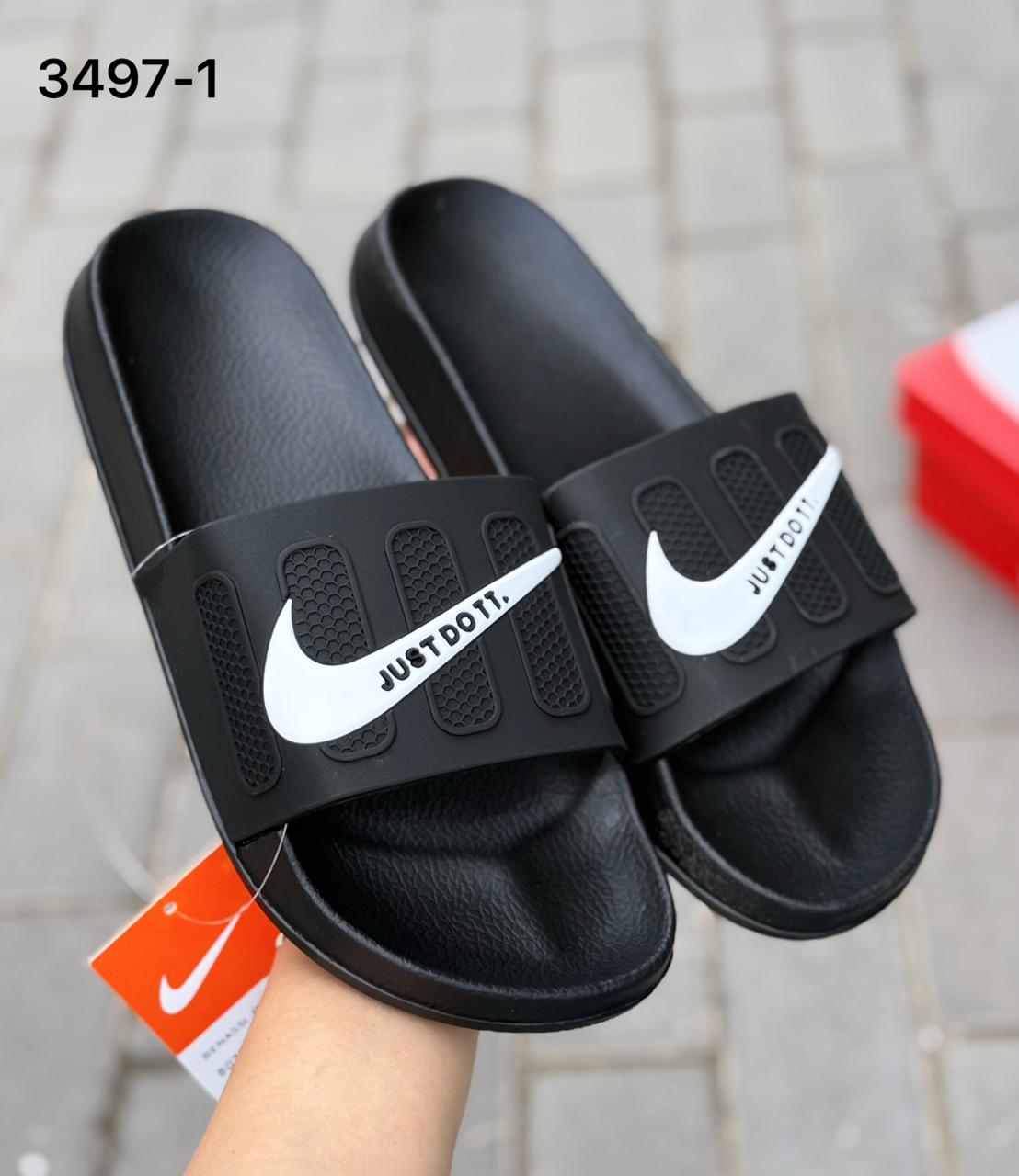 фото Мужские черные шлепки Nike 464766 оптом в Москве