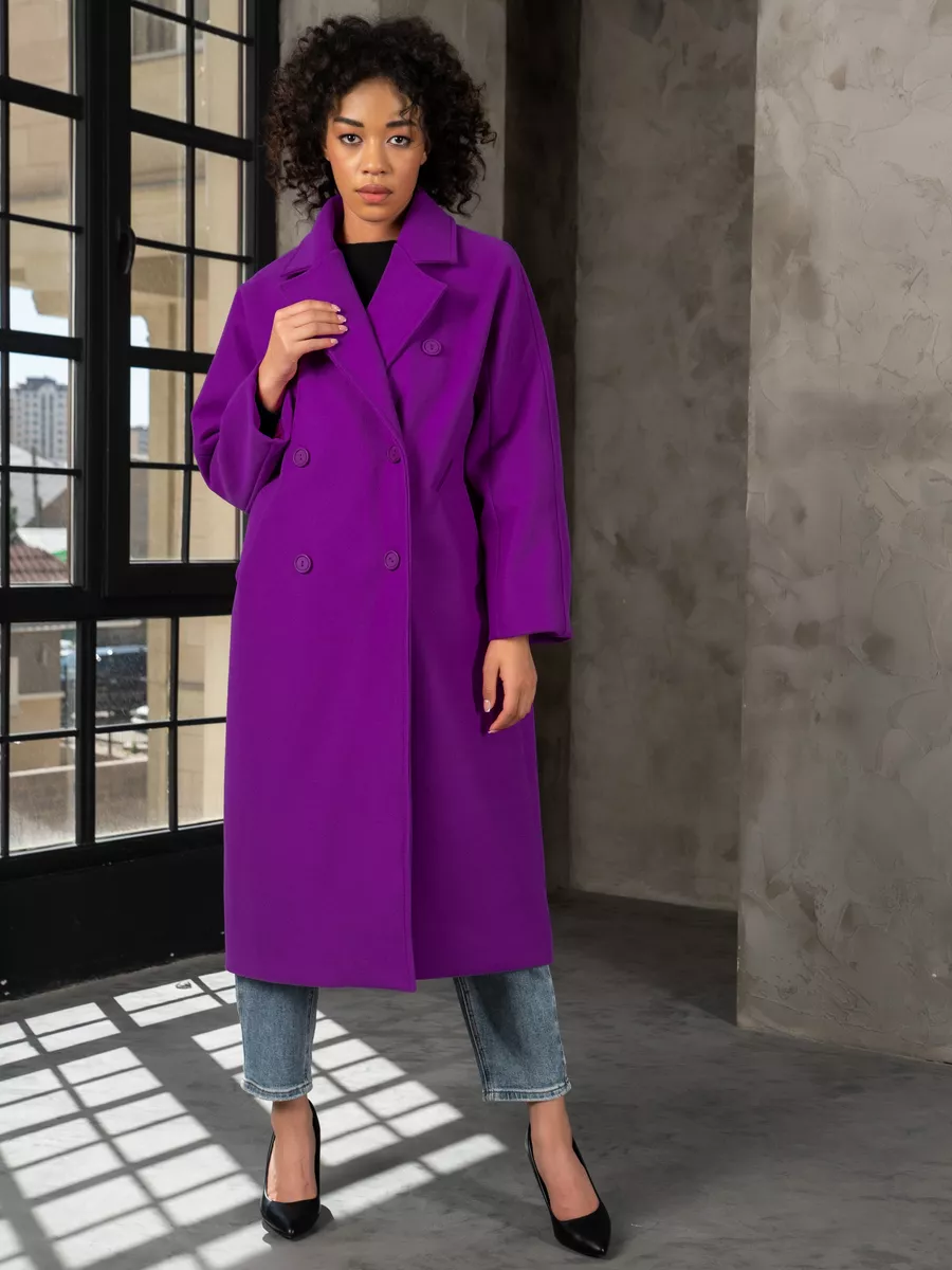 картинка пальто длинное демисезонное от магазина Одежда+