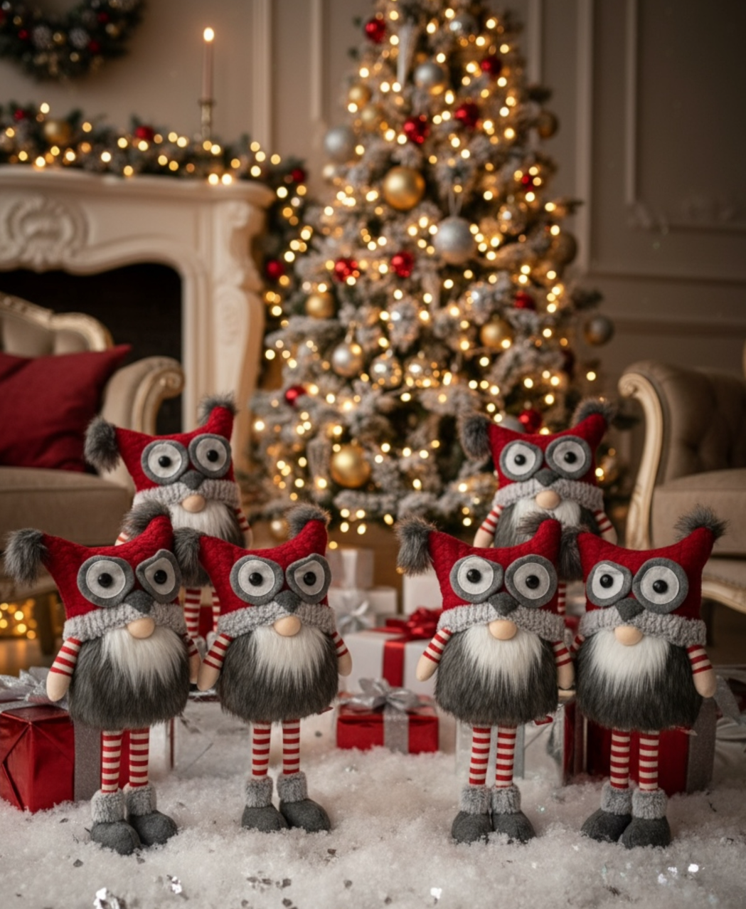картинка Новогодняя игрушка сова 47см от магазина Одежда+