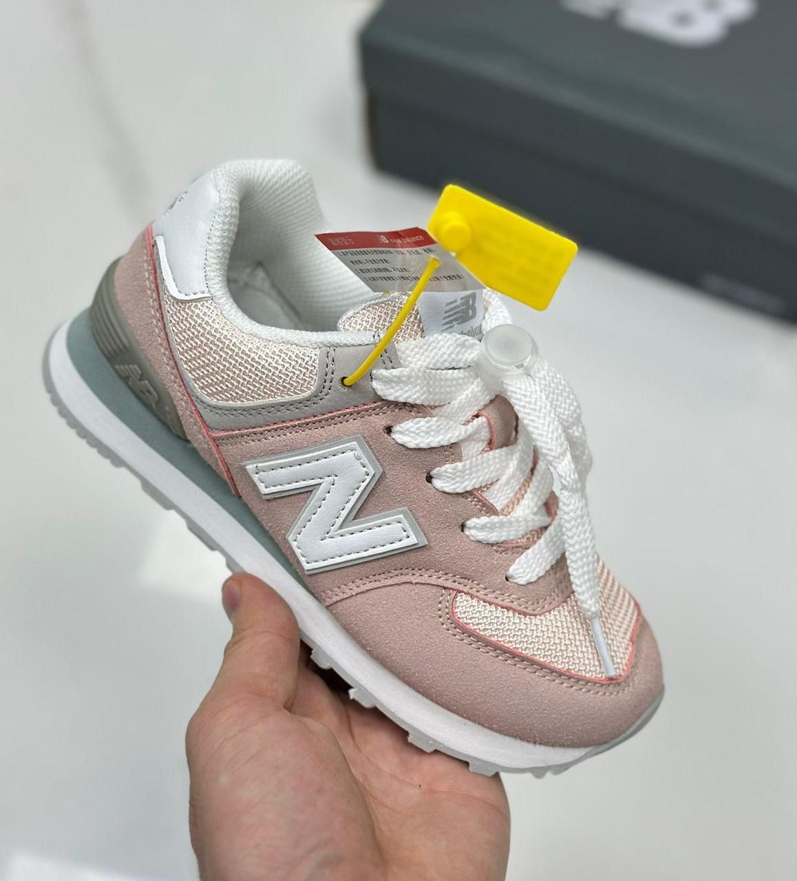 фото женские розовые кроссовки new balance 698743 оптом