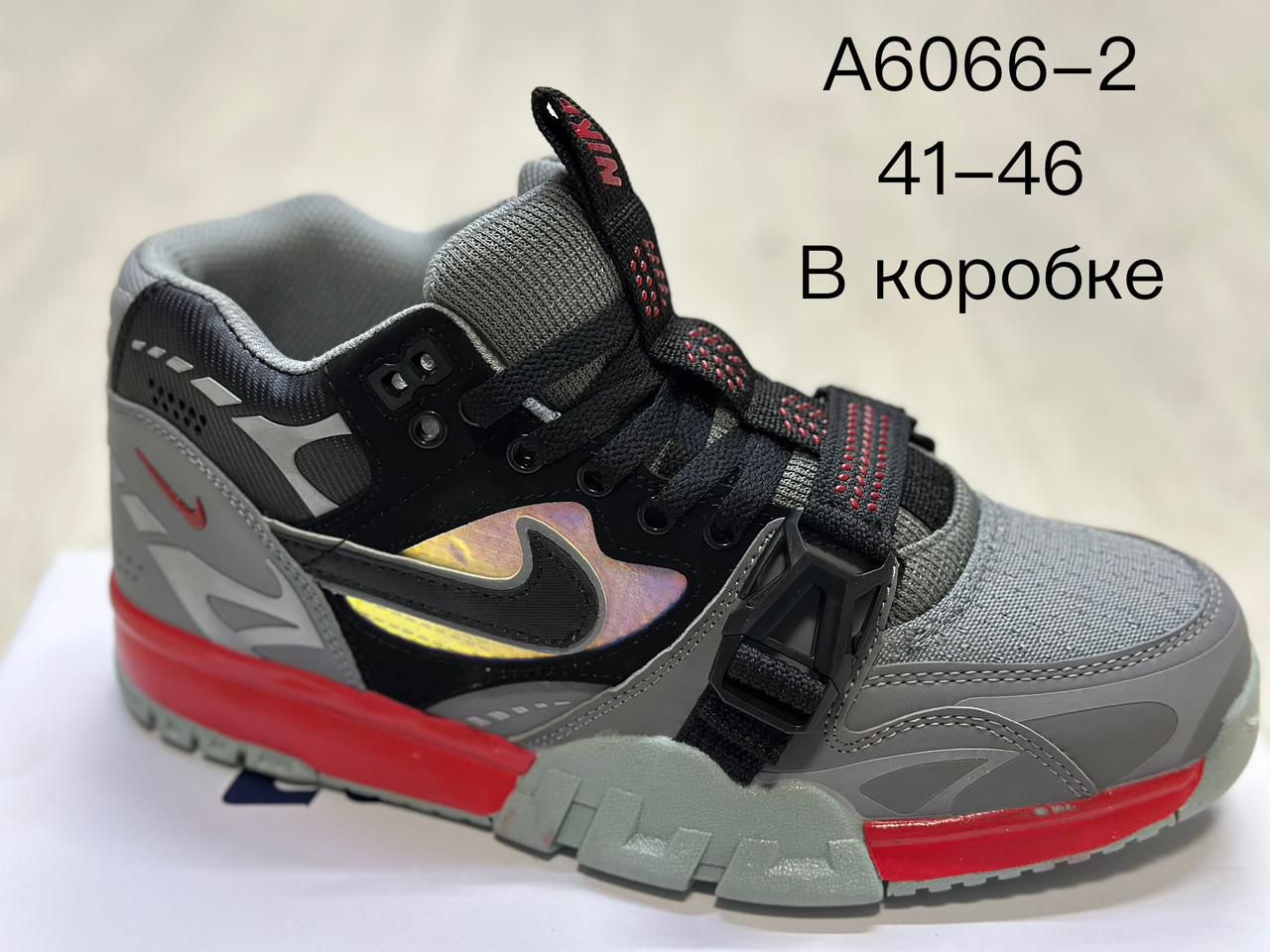 фото мужские кроссовки с красными акцентами 488813 оптом