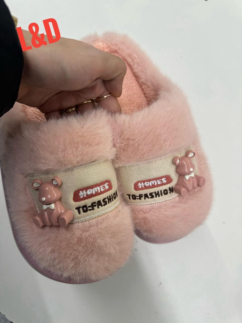фото зимние женские домашние тапочки оптом
