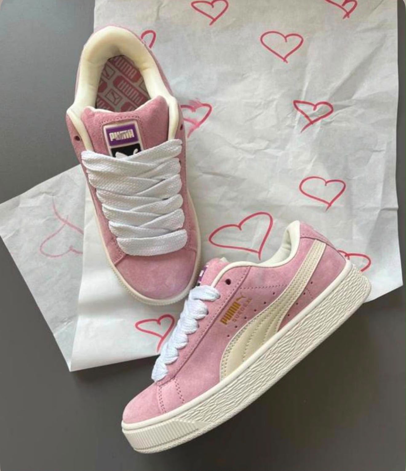 фото женские весенние кроссовки puma 374469 оптом
