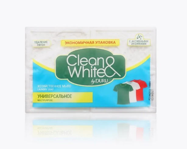 картинка CLEAN WHITE Хозяйственное мыло от магазина Одежда+
