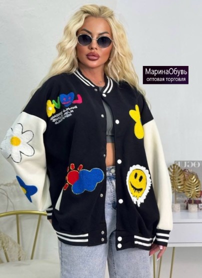картинка Куртка Бомбер с принтом от магазина Одежда+