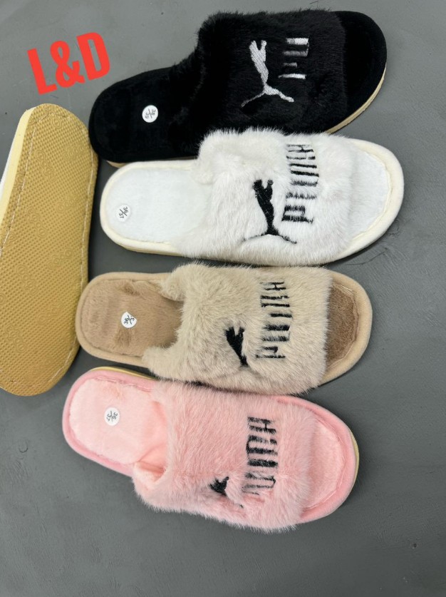 фото зимние женские домашние тапочки оптом