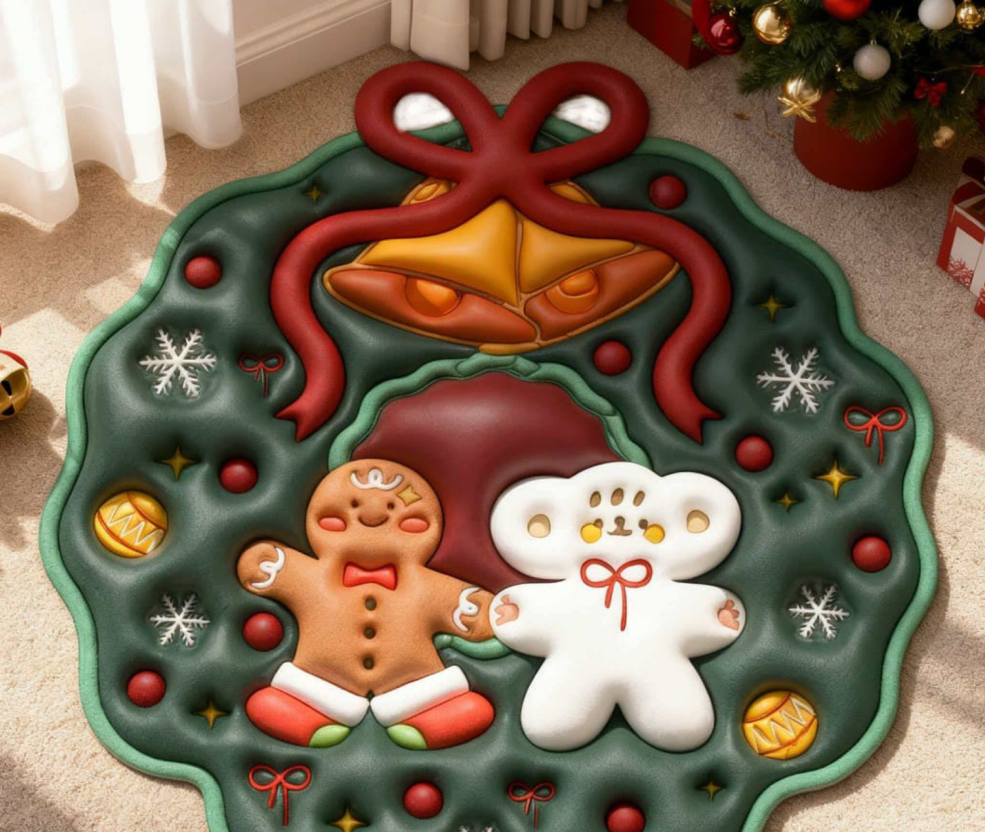 картинка Новогодний коврик 90см от магазина Одежда+