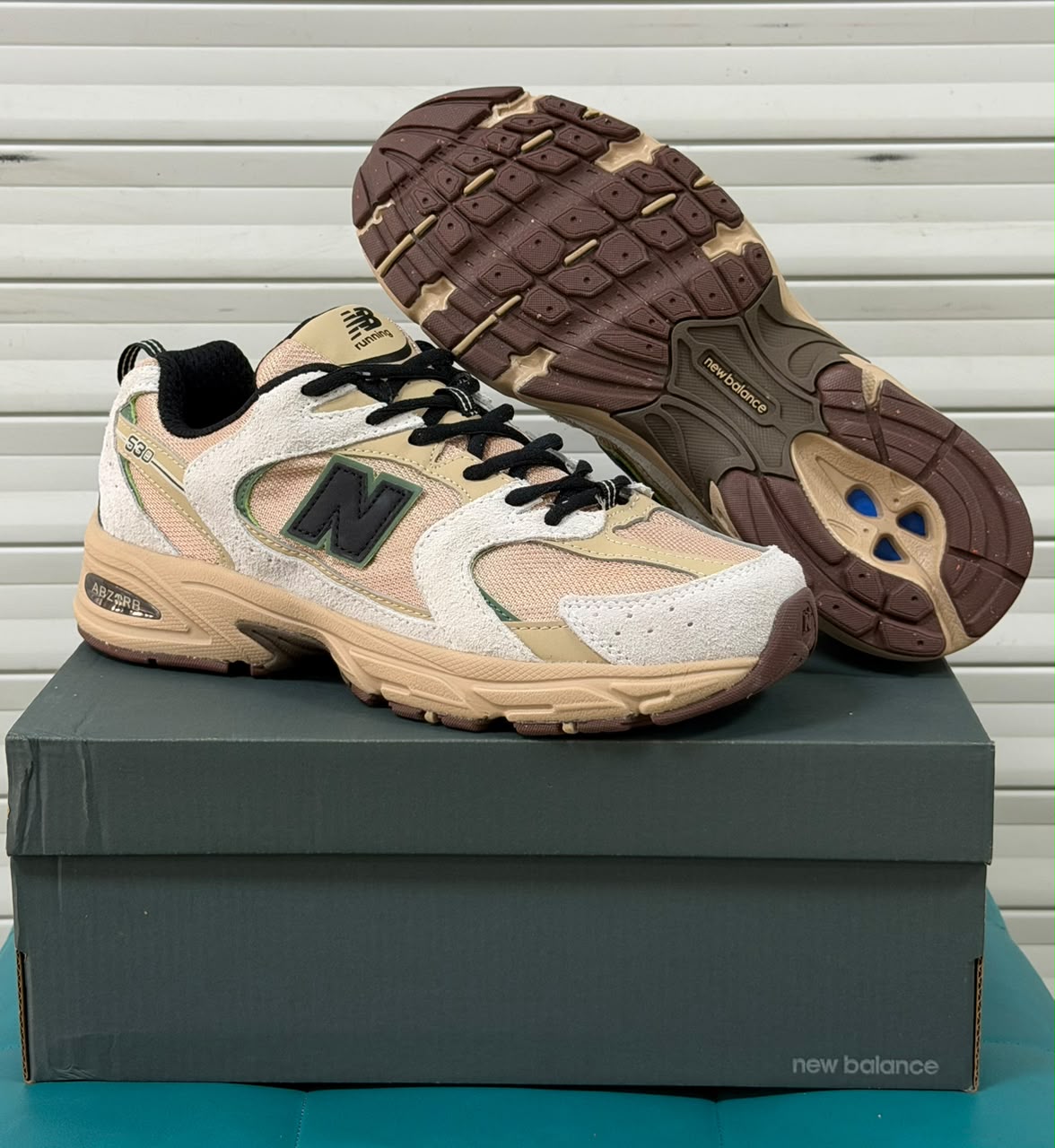 фото мужские осенние кроссовки new balance 530 929233 оптом