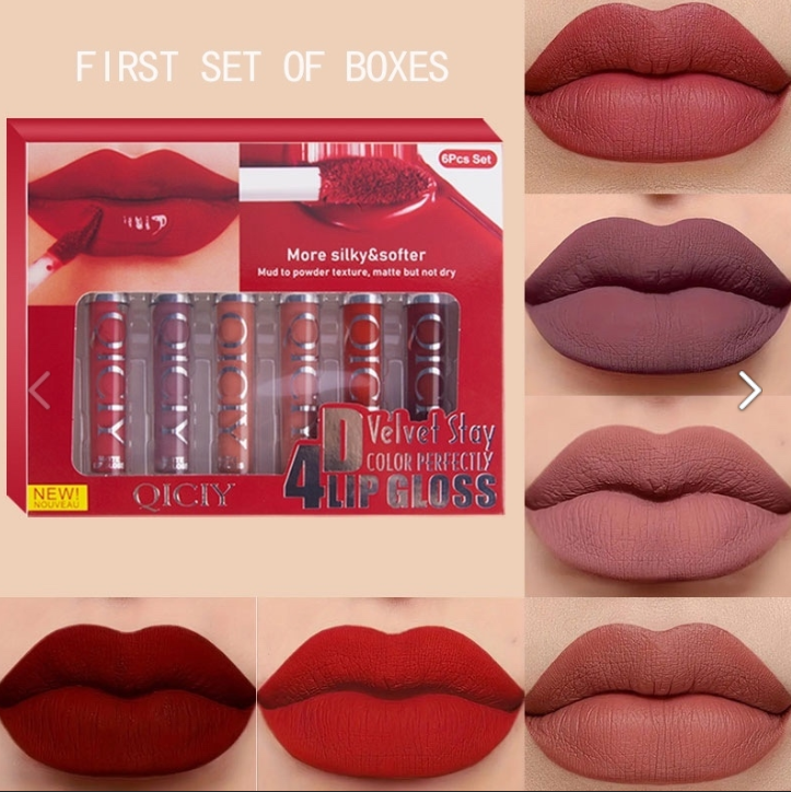 картинка Набор жидких матовых помад 6 в 1 от магазина Одежда+