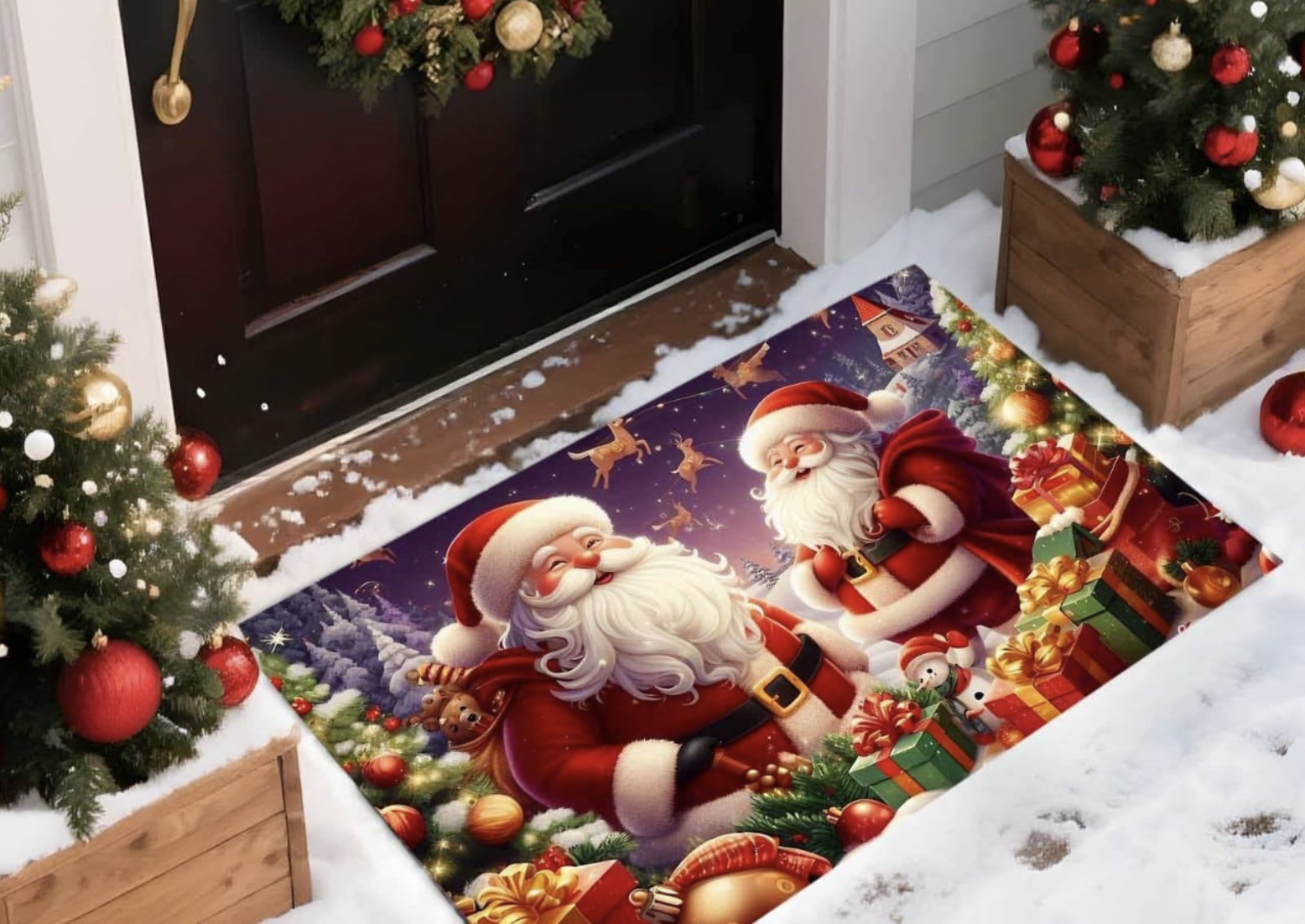 картинка Новогодний коврик 3D от магазина Одежда+