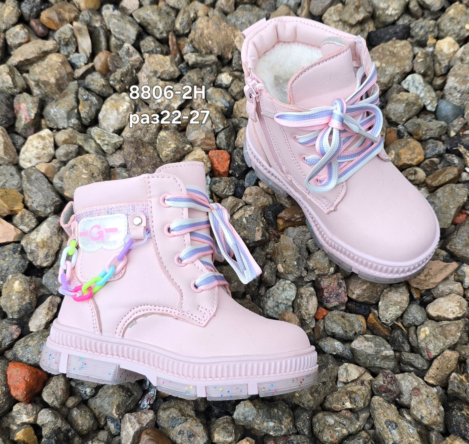 фото зимние ботинки для девочек оптом