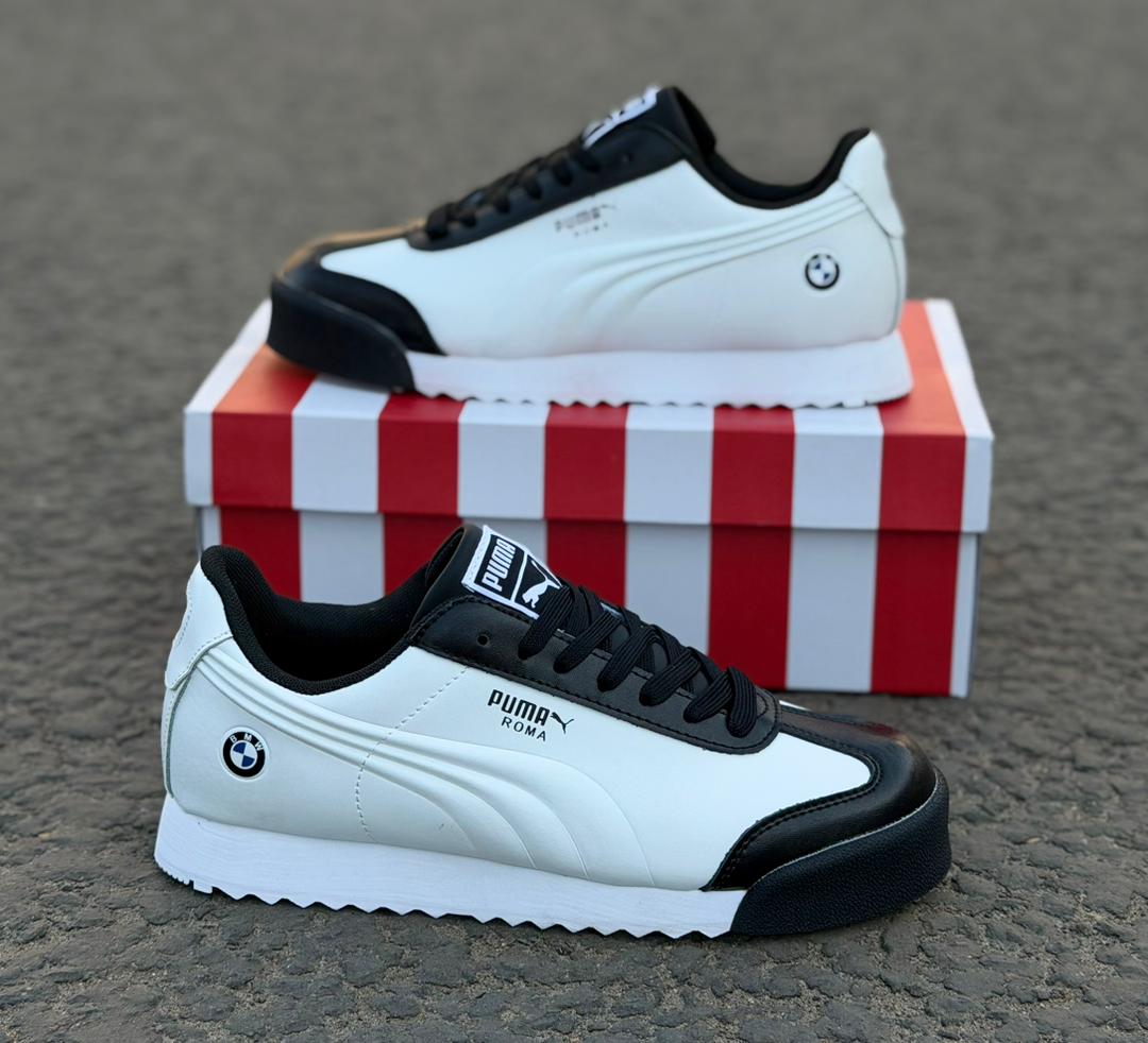 фото Мужские белые кроссовки Puma 879024 оптом с доставкой