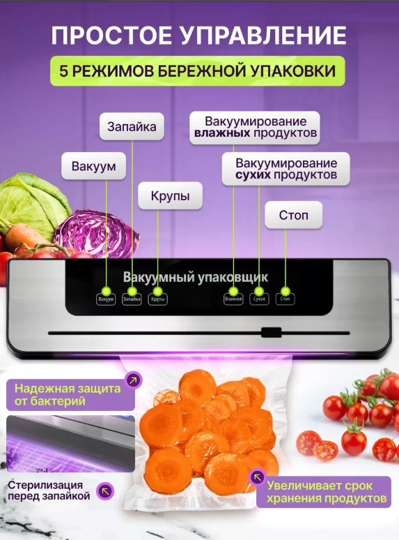 картинка Вакууматор с пакетами от магазина Одежда+