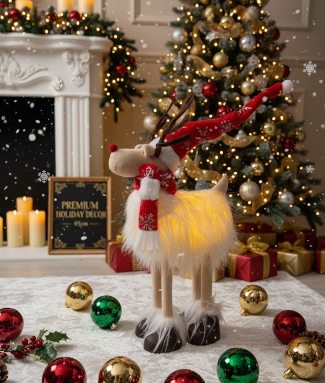 картинка Новогодние светящиеся олени 45см от магазина Одежда+