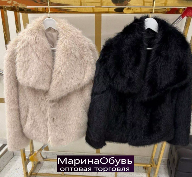 картинка Шуба цвет  бежевый от магазина Одежда+