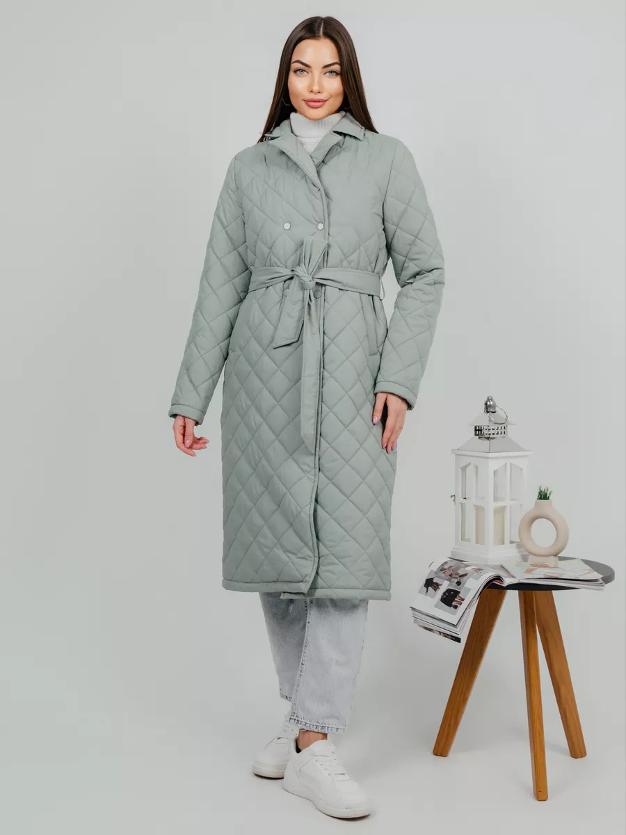 картинка Пальто куртка стеганое демисезонное от магазина Одежда+