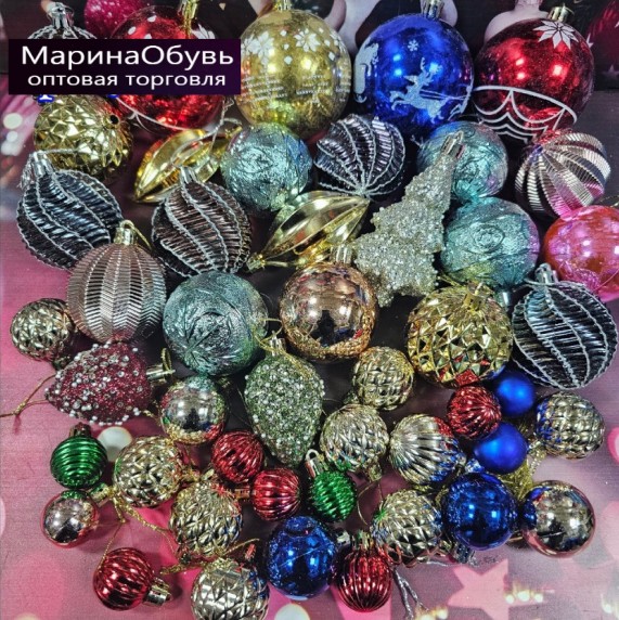 картинка Новогодние шарики для украшения Ёлки от магазина Одежда+