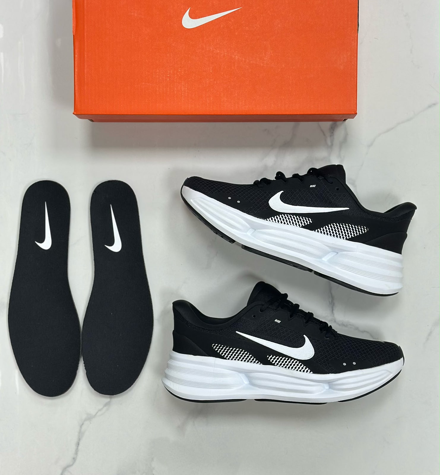 фото мужские черные кроссовки nike 118070 оптом