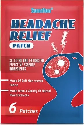 картинка Пластыри от головной боли Headache Relief Patch от магазина Одежда+