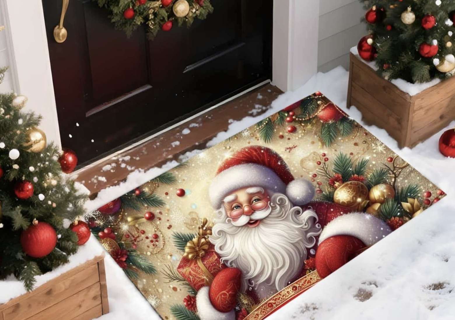 картинка Новогодний коврик 3D от магазина Одежда+