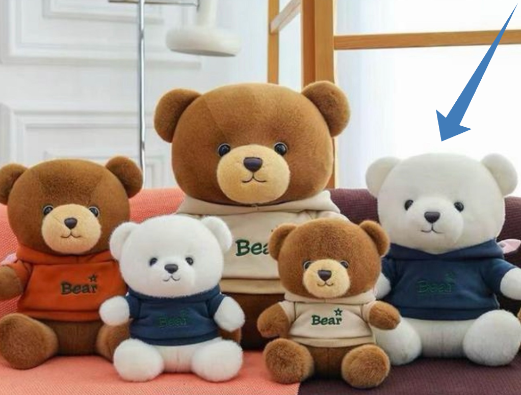 картинка Игрушка Мишка в кофте 25см от магазина Одежда+