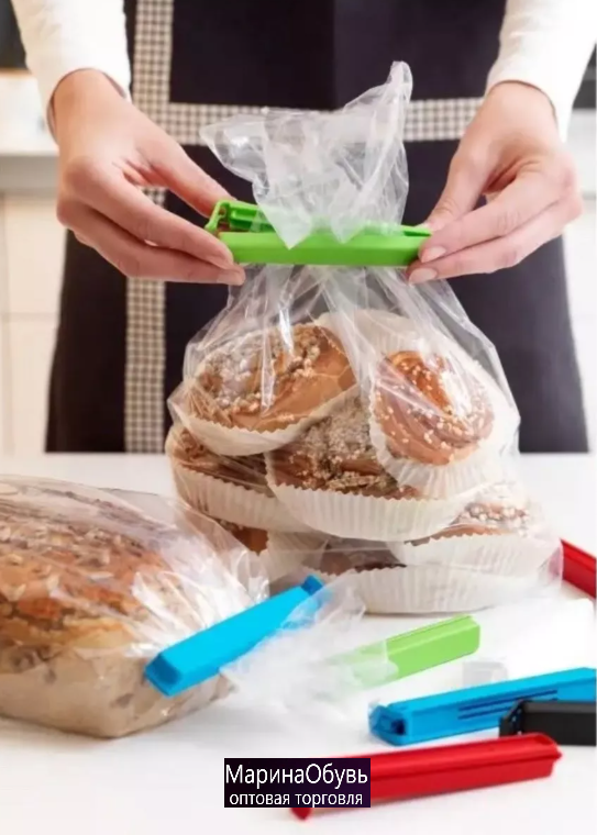 картинка Зажим для пакетов набор 6 шт от магазина Одежда+