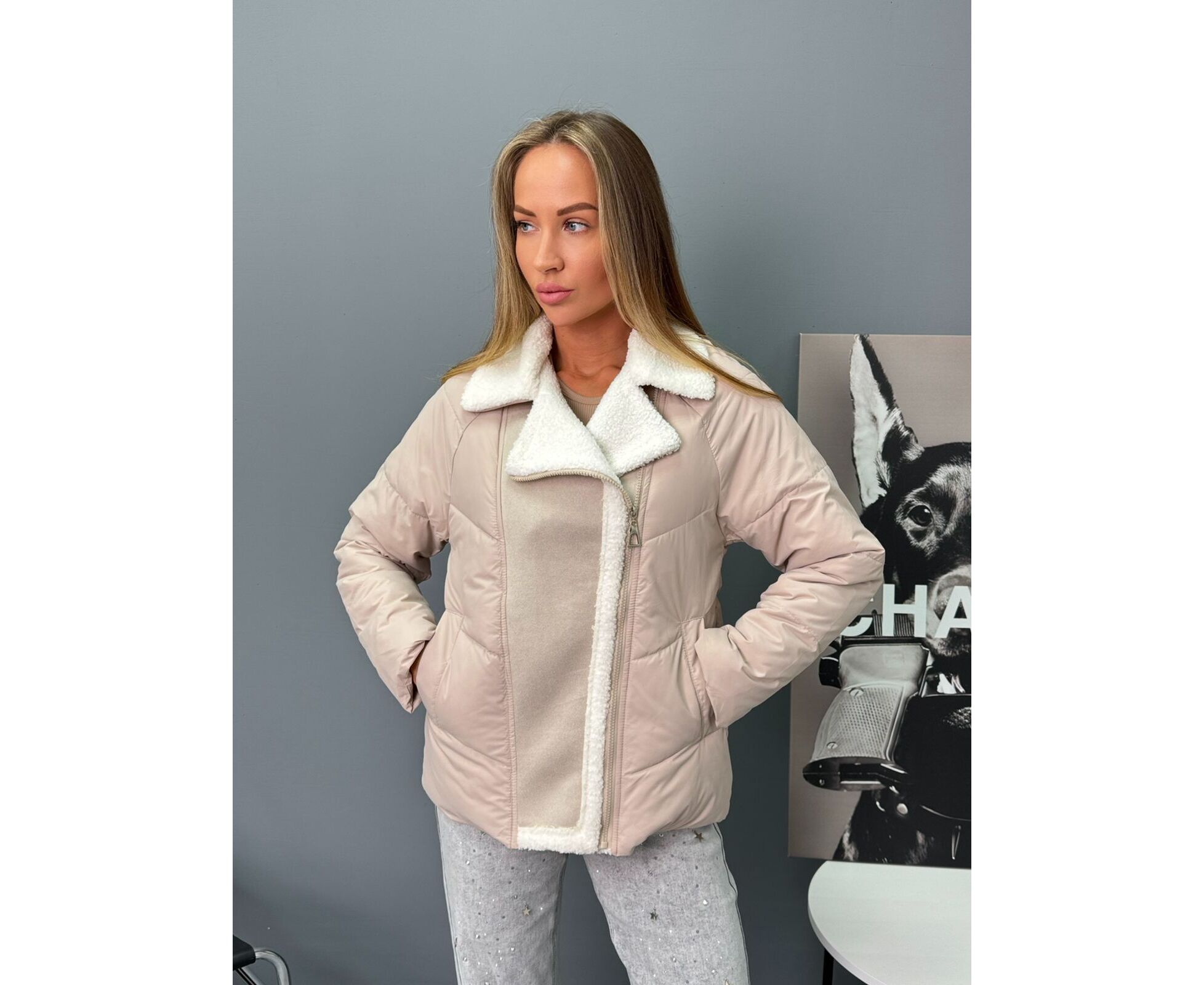 картинка Демисезонная короткая куртка от магазина Одежда+