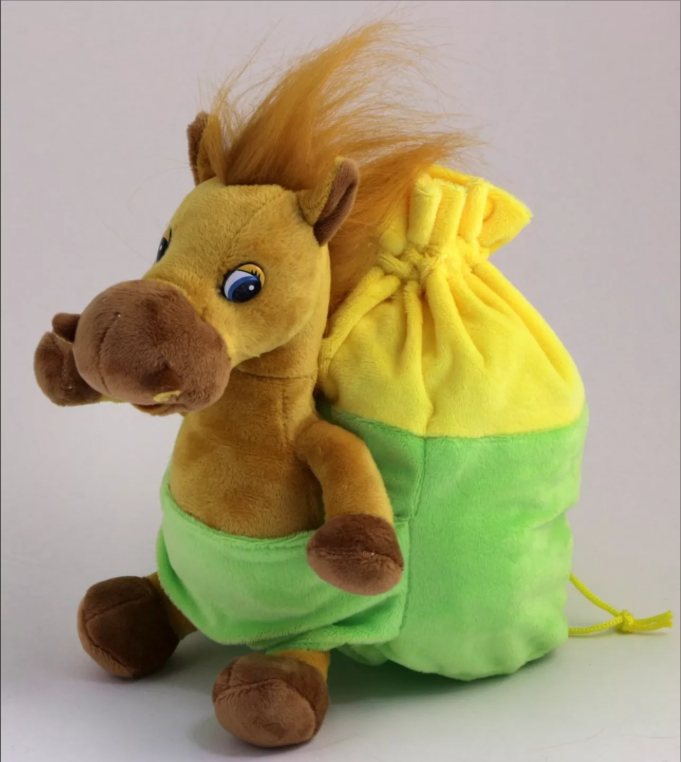 картинка Мягкая игрушка конфетница " Лошадь" символ года 20*25 см от магазина Одежда+